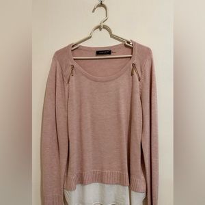 Ivanka trump pink wool sweater size L